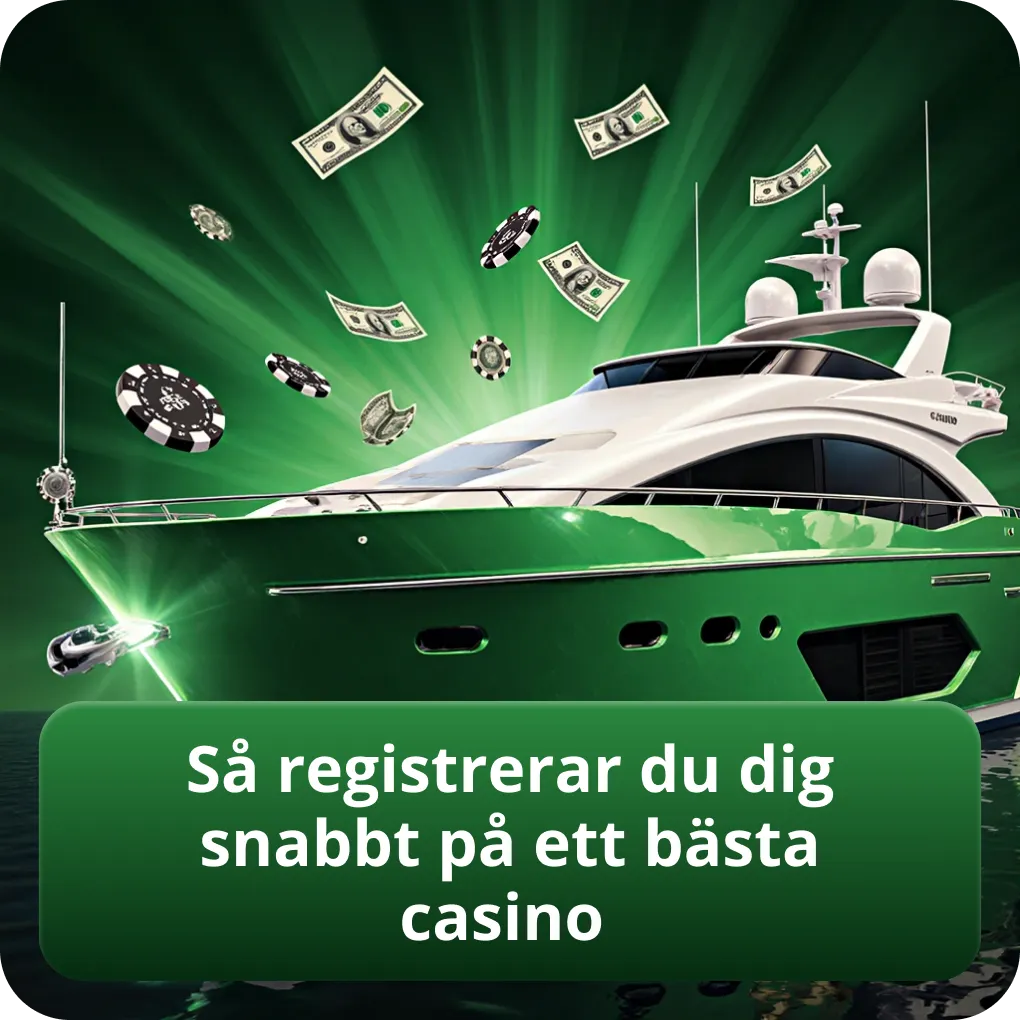 Så registrerar du dig snabbt på ett bästa casino