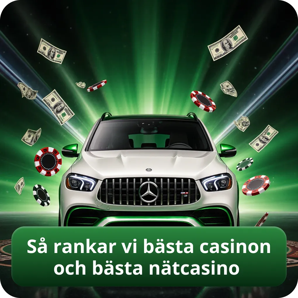 Så rankar vi bästa casinon och bästa nätcasino