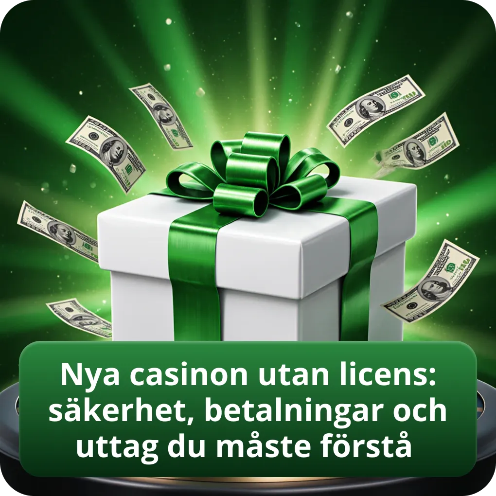 Nya casinon utan licens: säkerhet, betalningar och uttag du måste förstå