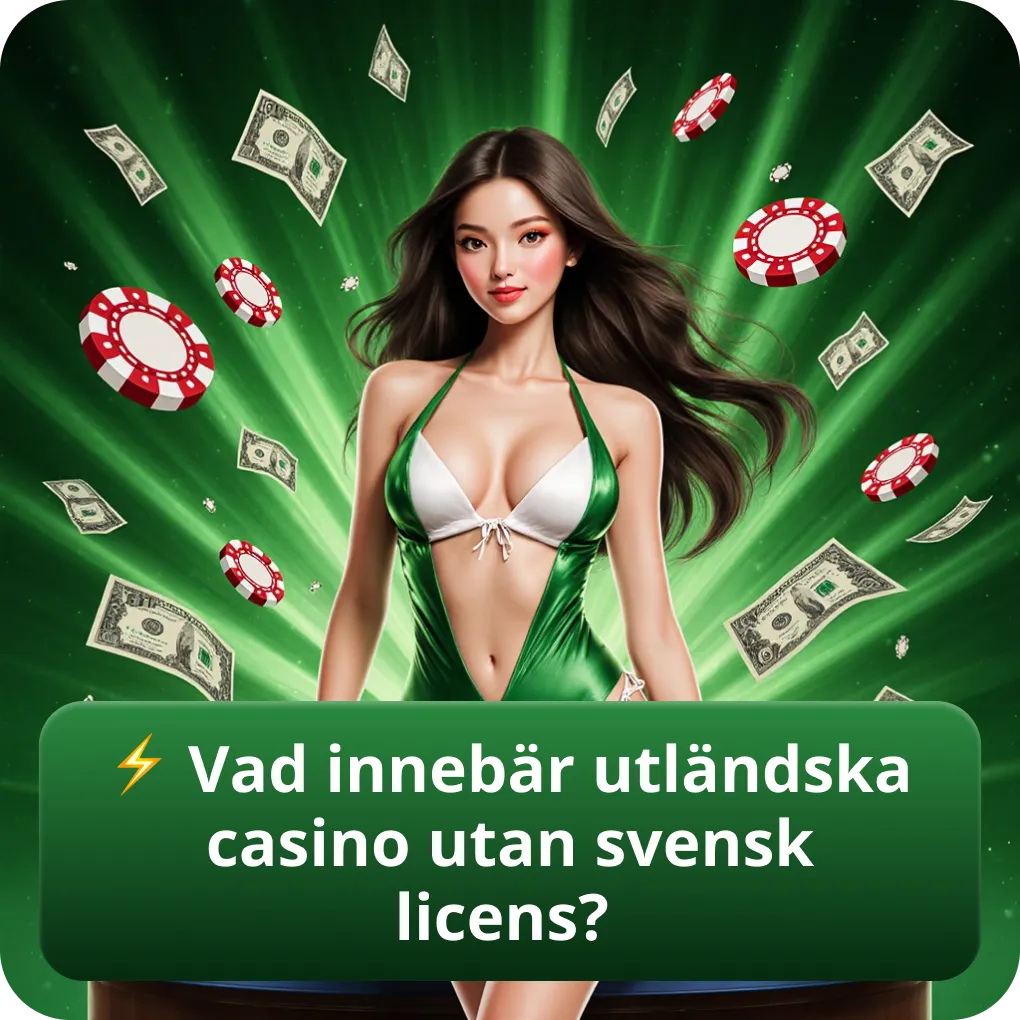 Vad innebär utländska casino utan svensk licens