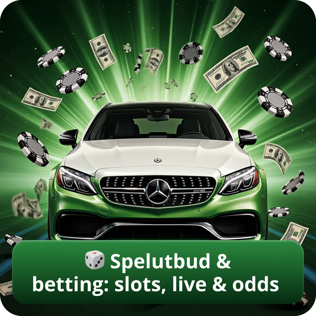 Spelutbud och betting på utländska casino — slots, live och odds