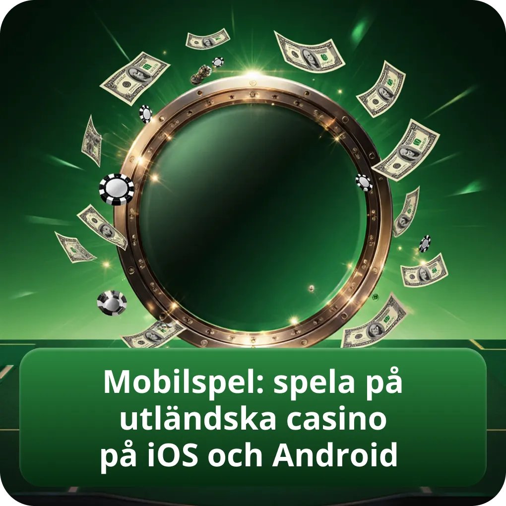 Mobilspel: spela på utländska casino på iOS och Android