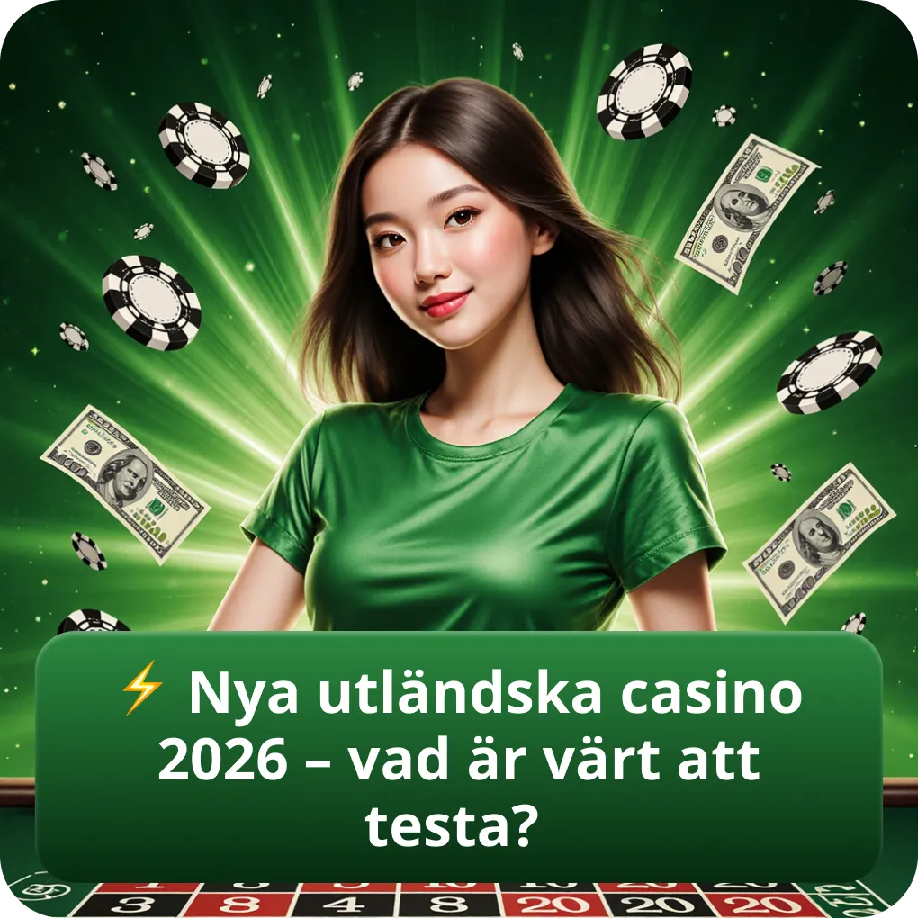 Nya utländska casino 2026 värda att testa