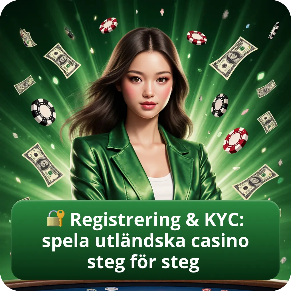 Registrering och KYC — spela utländska casino steg för steg
