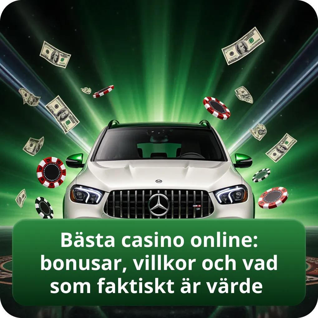 Bästa casino online: bonusar, villkor och vad som faktiskt är värde
