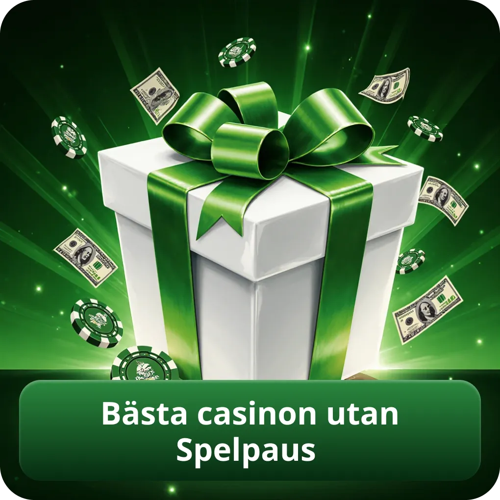 Bästa casinon utan Spelpaus
